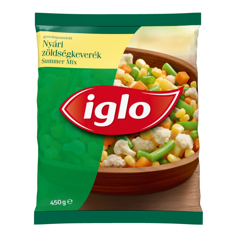 Iglo fagyasztott nyári zöldségkeverék 450 g