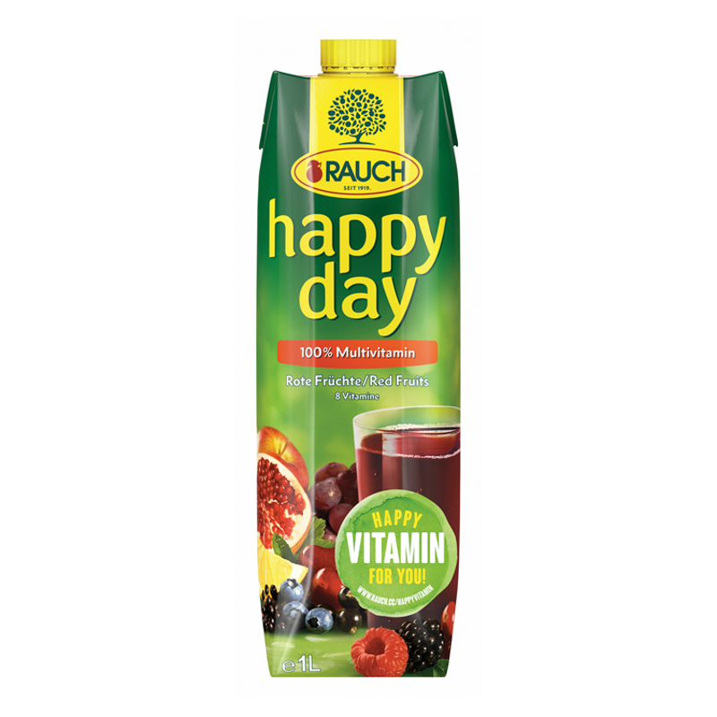Rauch Happy Day 1 l piros multivitamin 100%