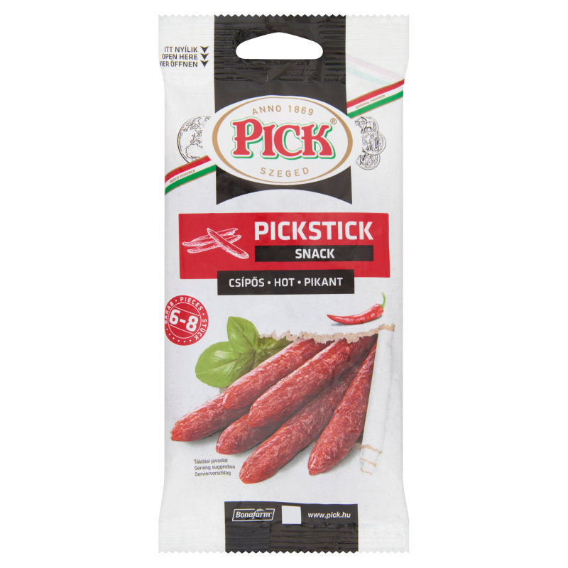 PICK Pickstick snack kolbász 60 g csípős