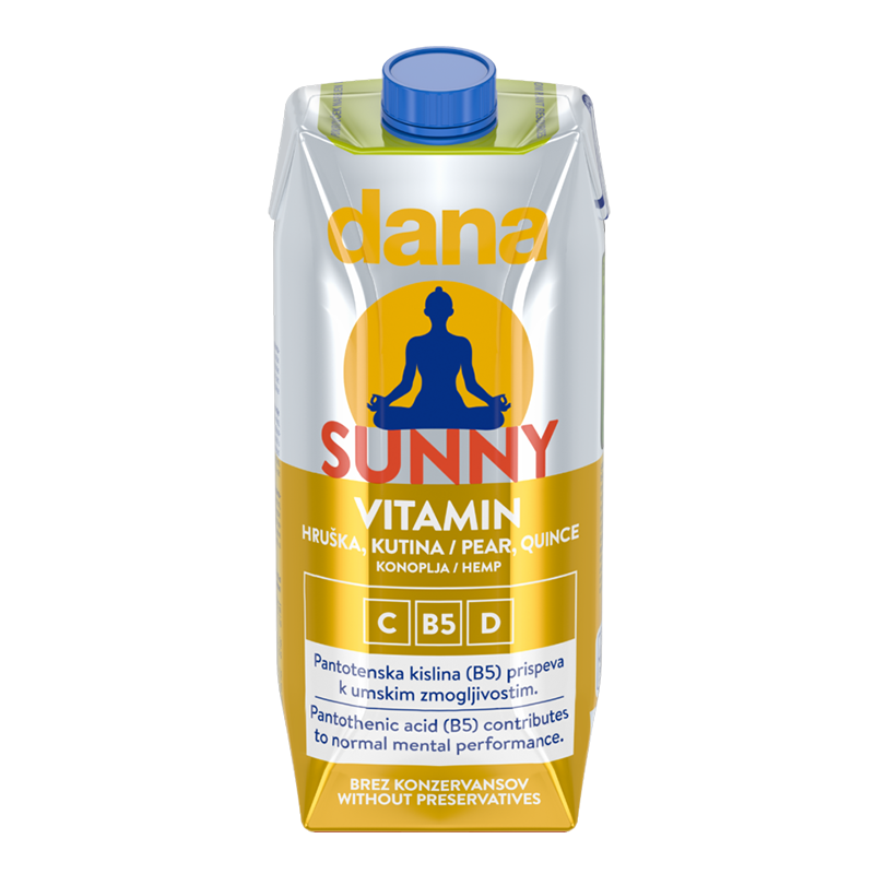 Dana szénsavments vitamin víz 0,75 l Sunny