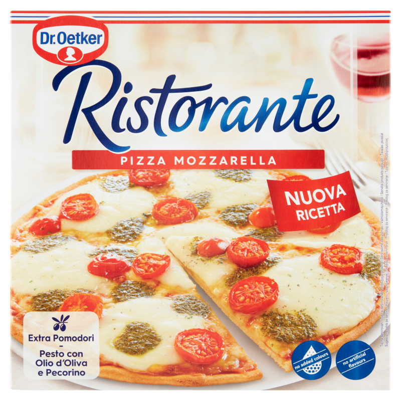 Dr. Oetker Ristorante fagyasztott pizza 355 g mozzarella