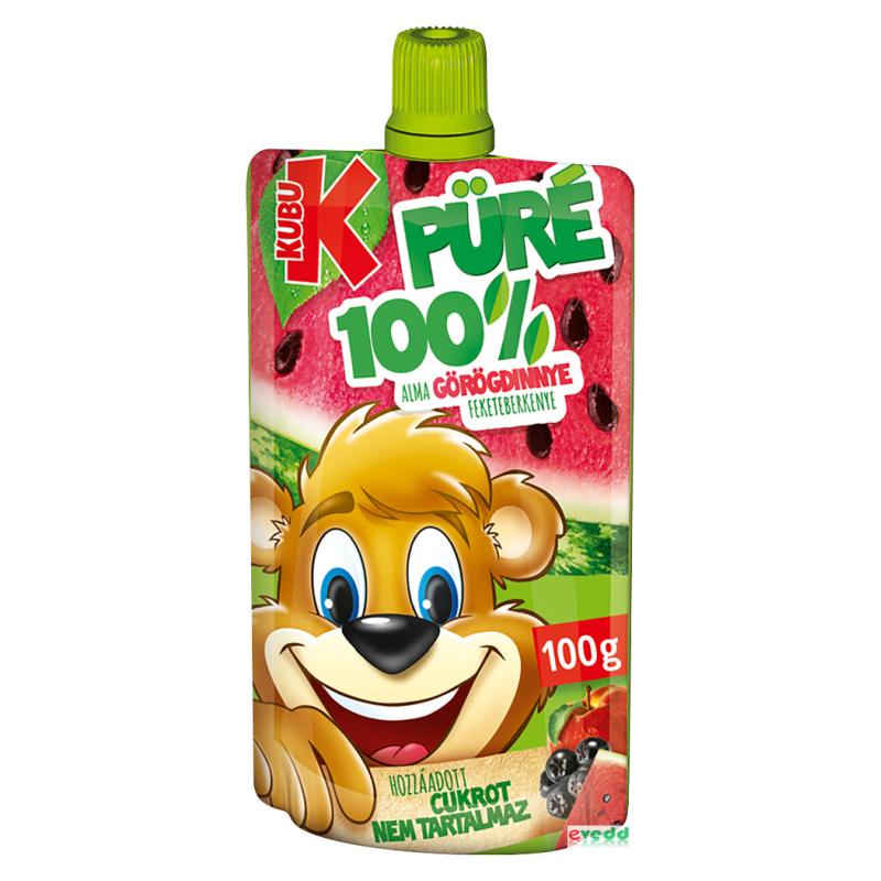 Kubu 100% püré 100 g alma-görögdinnye-feketeberkenye