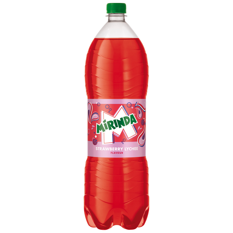 Mirinda szénsavas üdítőital 2 l strawberry-lychee