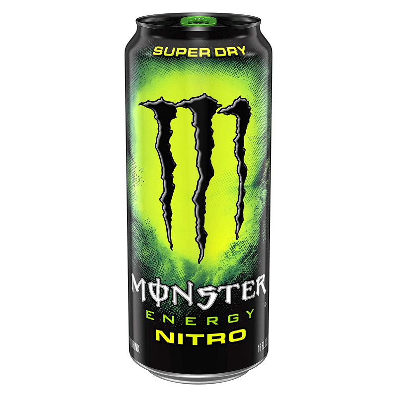 Monster Energy Nitro Super Dry szénsavas ital koffeinnel, cukrokkal és édesítőszerrel 500 ml