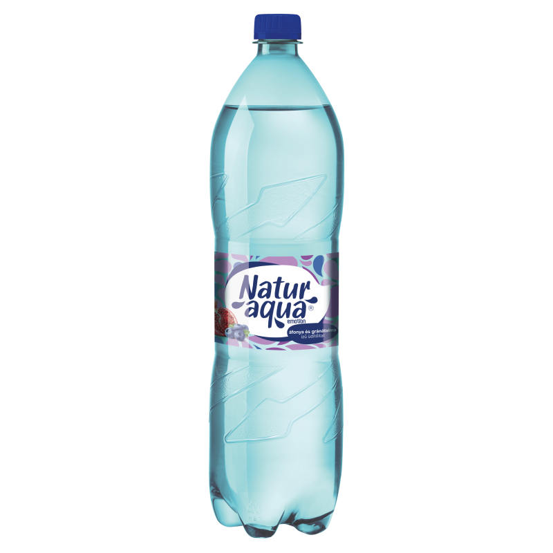 NaturAqua Emotion szénsavas üdítőital 1,5 l áfonya-gránátalma
