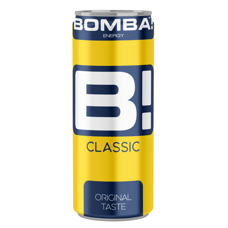 Bomba! Classic koffeintartalmú szénsavas ital 250 ml tutti-frutti ízű