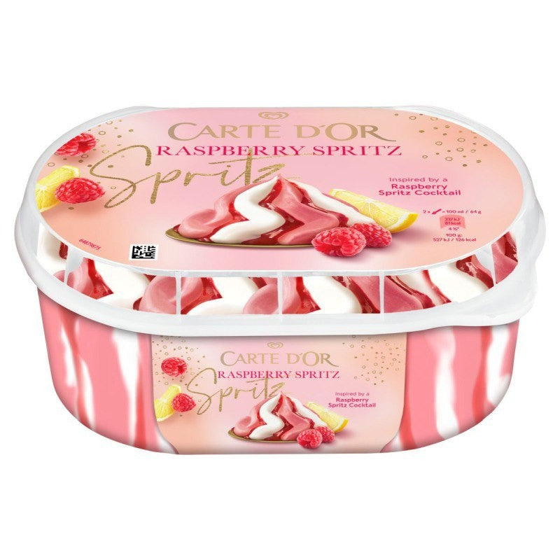 Carte d'Or jégkrém 825 ml málna spritz