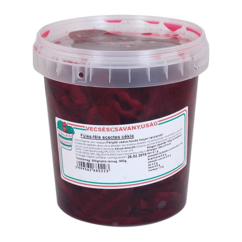Füles-féle ecetes cékla 800 g / 400 g