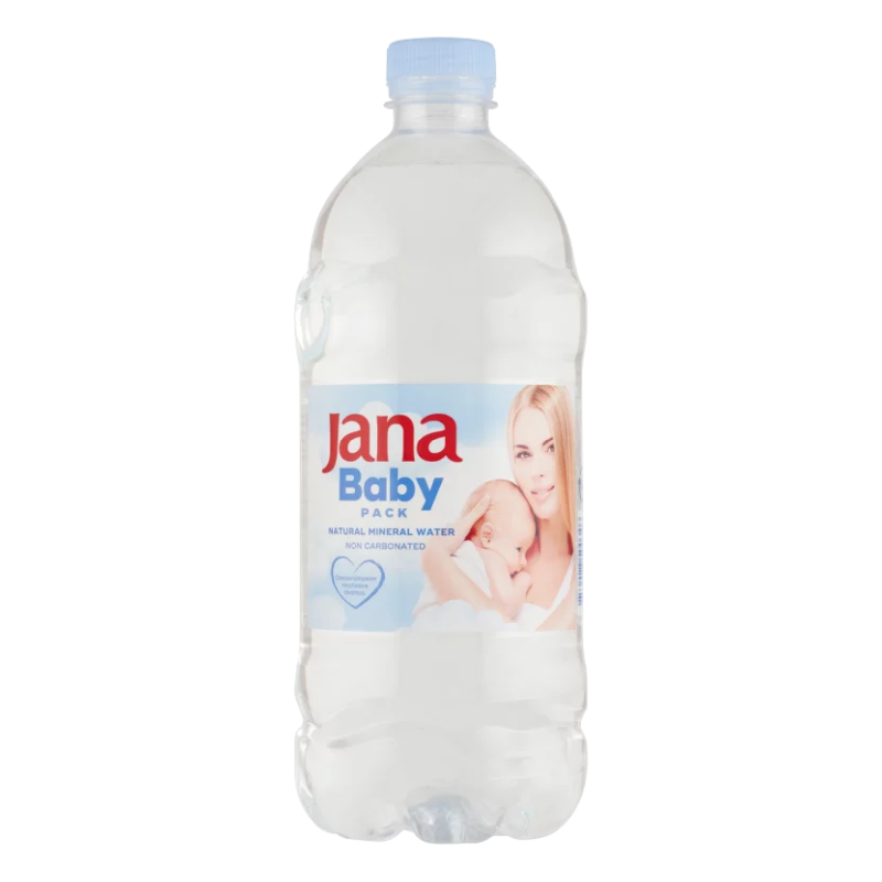 Jana Baby természetes ásványvíz 1 l szénsavmentes