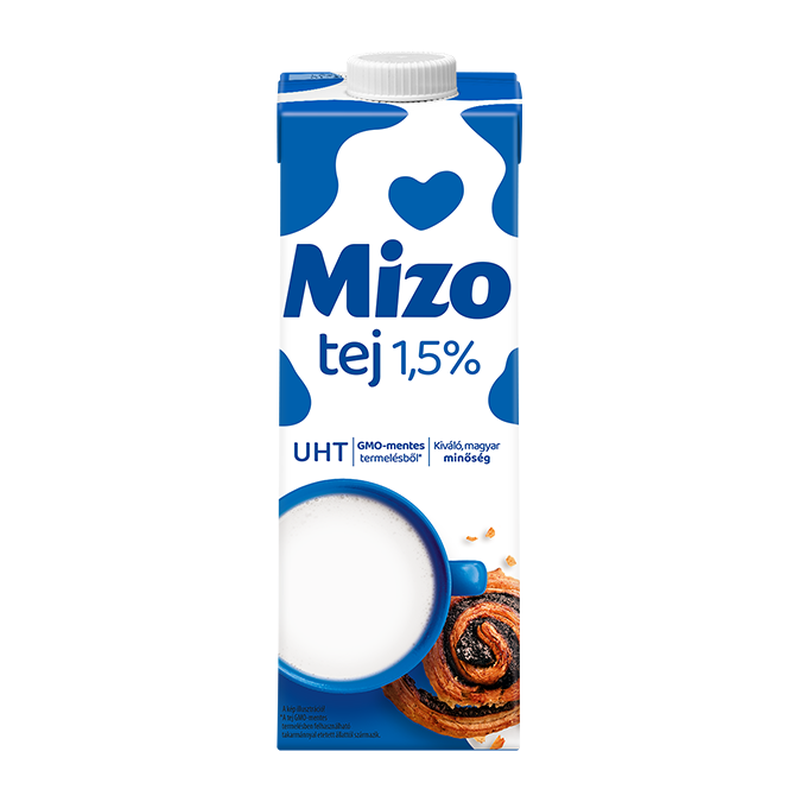 Mizo UHT tartós tej 1 l 1,5%