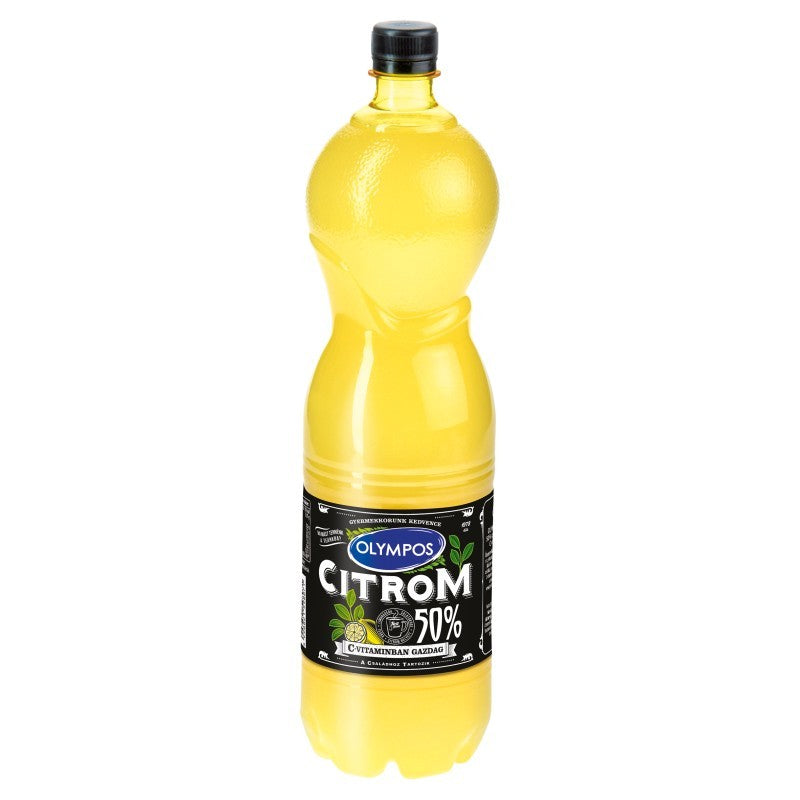 Olympos Citrom ízesítő 1,5 l 50% citromlé tartalommal