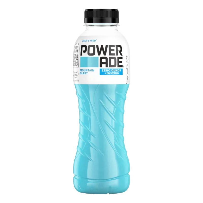 Powerade Zero szénsavmentes izotóniás sportital 0,5 l mountain blast