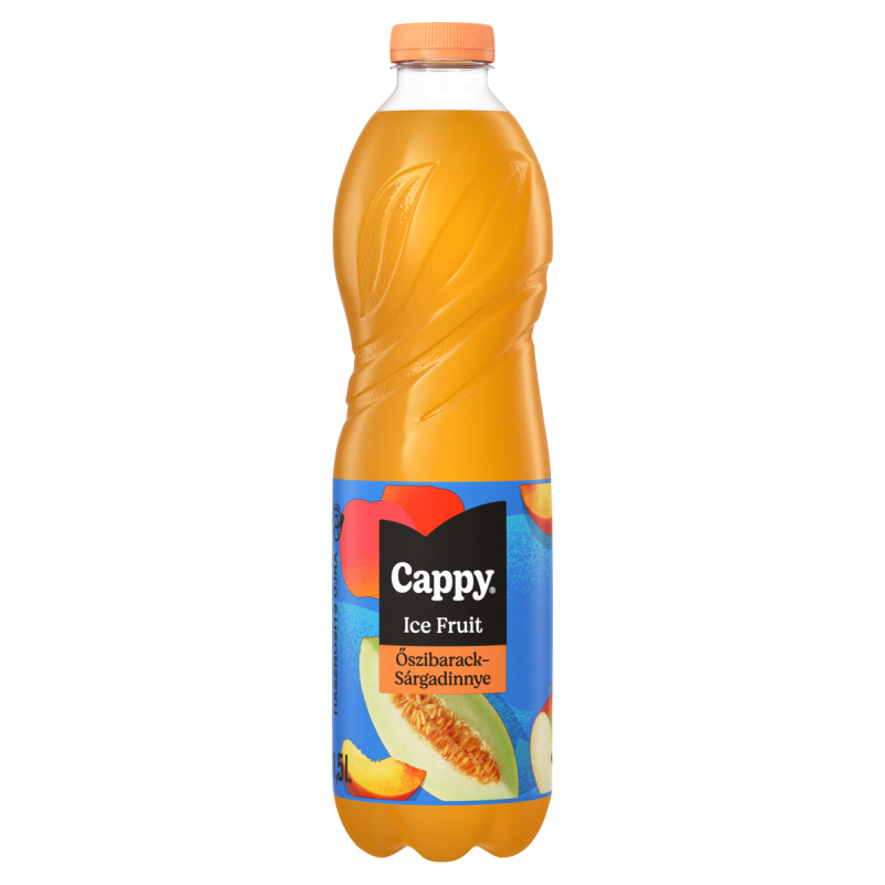 Cappy Ice Fruit gyümölcsital 1,5 l őszibarack-sárgadinnye citromfű