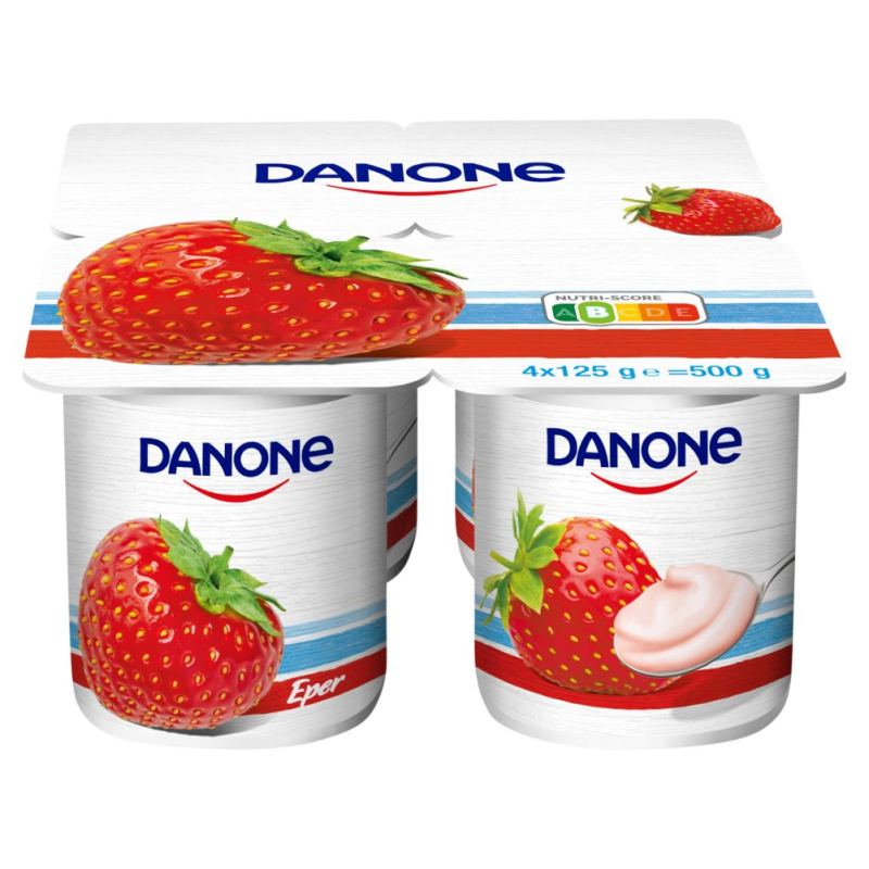Danone eperízű élőflórás zsírszegény joghurt 4 x 125 g