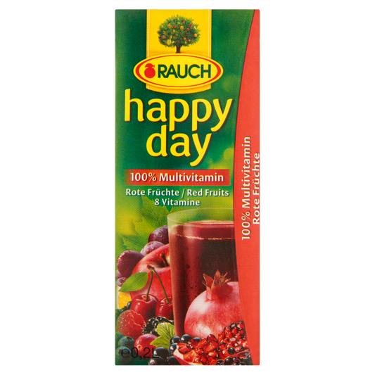 Rauch Happy Day 0,2 l piros multivitamin 100%