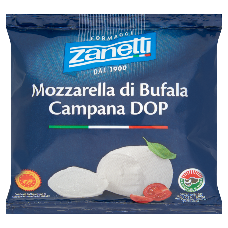 Zanetti Bufala mozzarella golyó 125 g bivalytejből