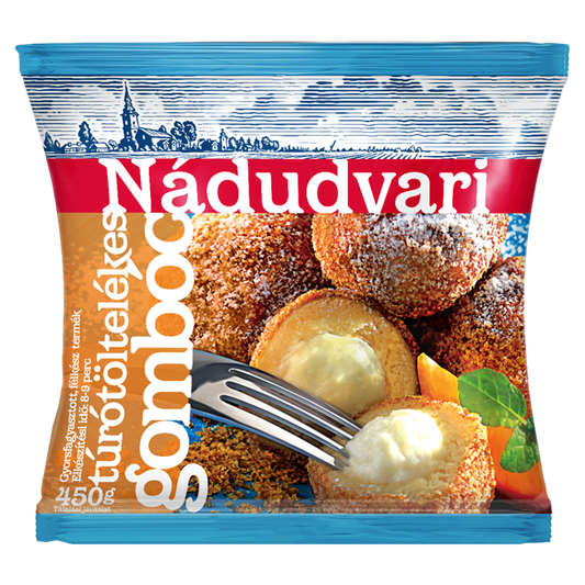 Nádudvari fagyasztott túrótöltelékes gombóc 450 g