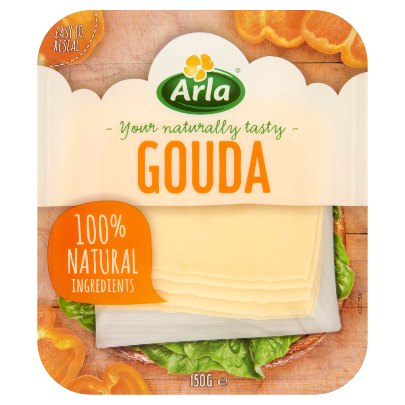 Arla szeletelt gouda sajt 150 g