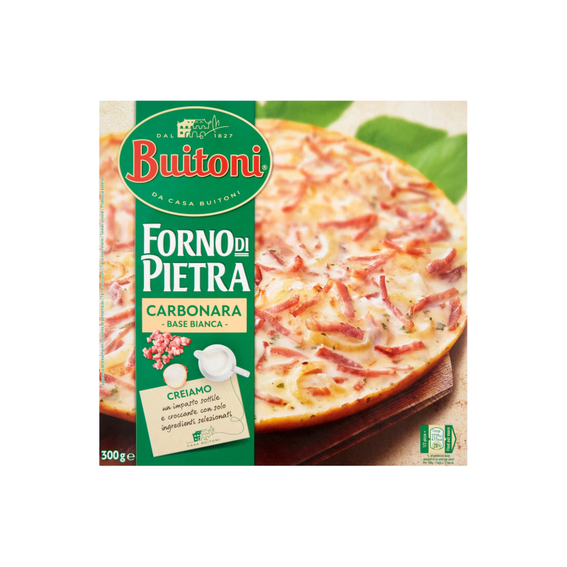 Buitoni Forno di Pietra fagyasztott carbonara pizza 300 g
