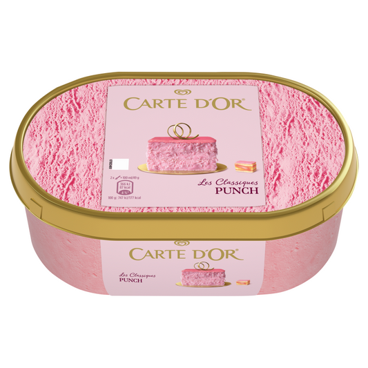 Carte d'Or jégkrém 1000 ml puncs