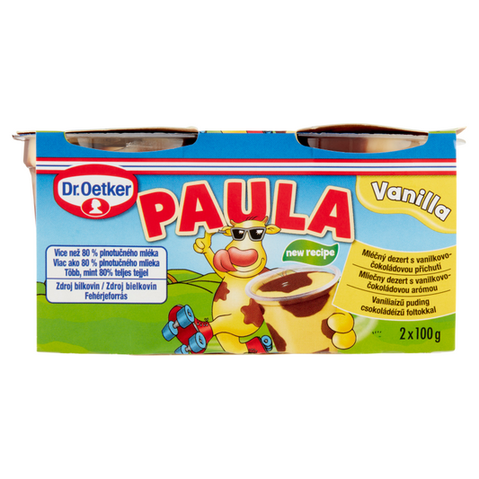 Dr. Oetker Paula vaníliaízű puding csokoládéfoltokkal 2x100 g