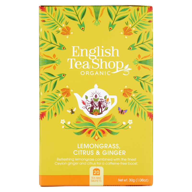 English Tea Shop bio citromfű tea gyömbér & citrus 30 g 20 filter