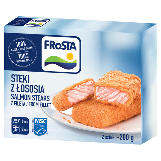 FRoSTA fagyasztott lazac steak 200 g