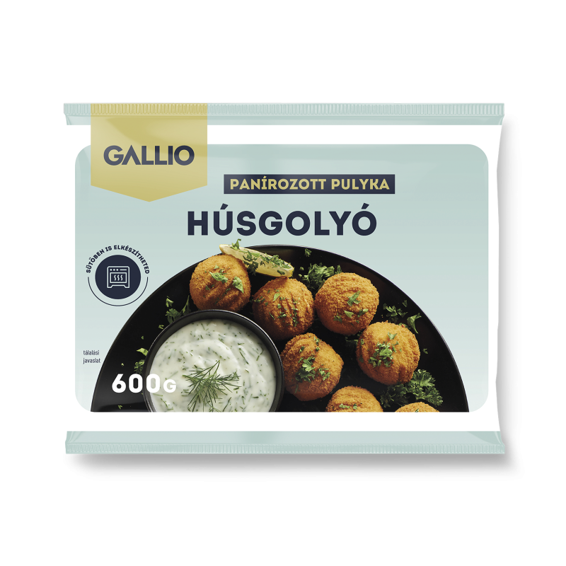 Gallio panírozott húsgolyó 600 g