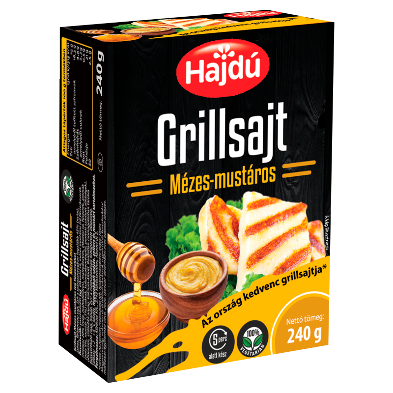 Hajdú grillsajt 240 g mézes-mustáros