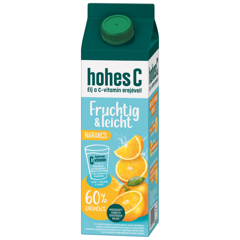 hohes C Fruchtig & Leicht 60 % gyümölcslé 1 l narancslé