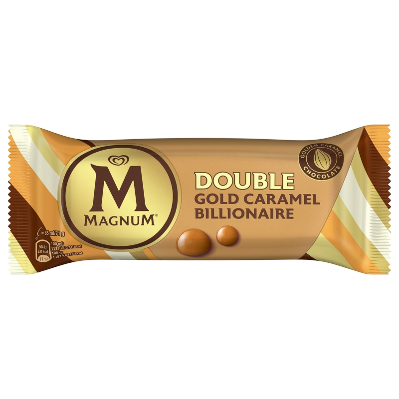 Magnum jégkrém 85 ml dupla gold karamell