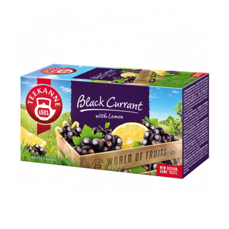 Teekanne gyümölcstea 20x2,5 g Black Currant