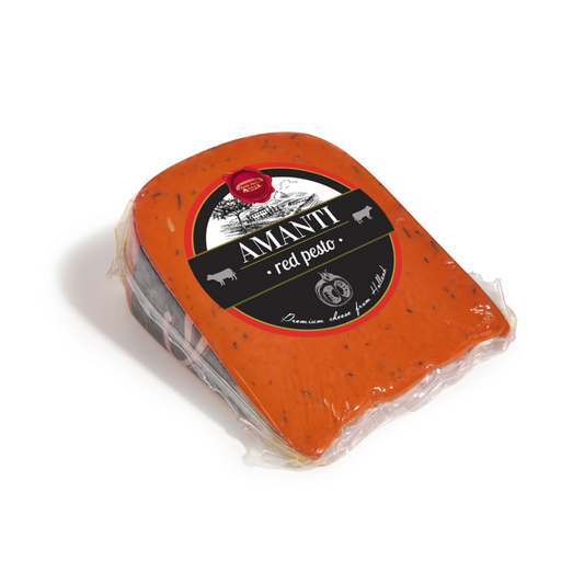 Amanti holland kemény sajt 200 g vörös pesztós