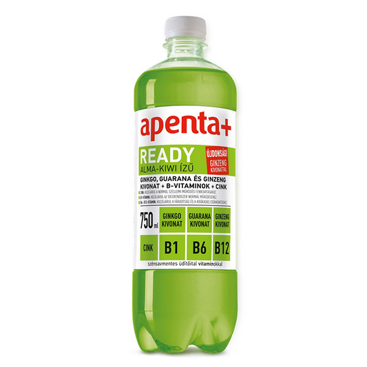 Apenta+ Ready szénsavmentes üdítő 0,75 l alma-kivi ízű