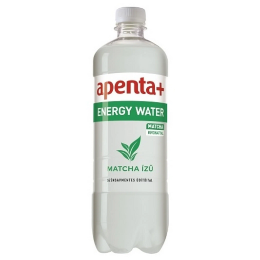 Apenta+ Energy Water szénsavmentes üdítő 0,75 l matcha ízű