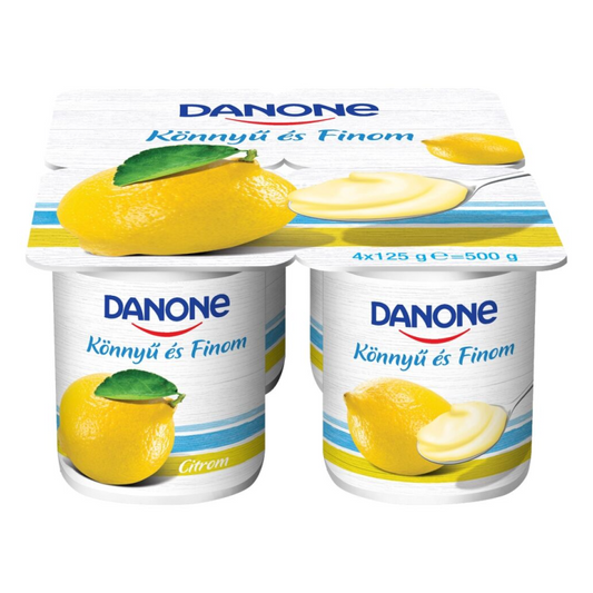 Danone citromízű élőflórás zsírszegény joghurt 4x125 g