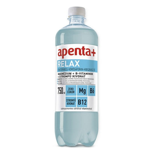 Apenta+ Relax szénsavmentes üdítő 0,75 l feketeribizli-vörösáfonya-hibiszkusz