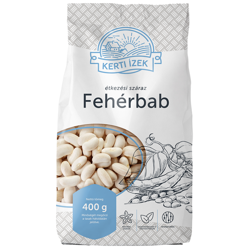 Kerti ízek étkezési száraz fehérbab 400 g