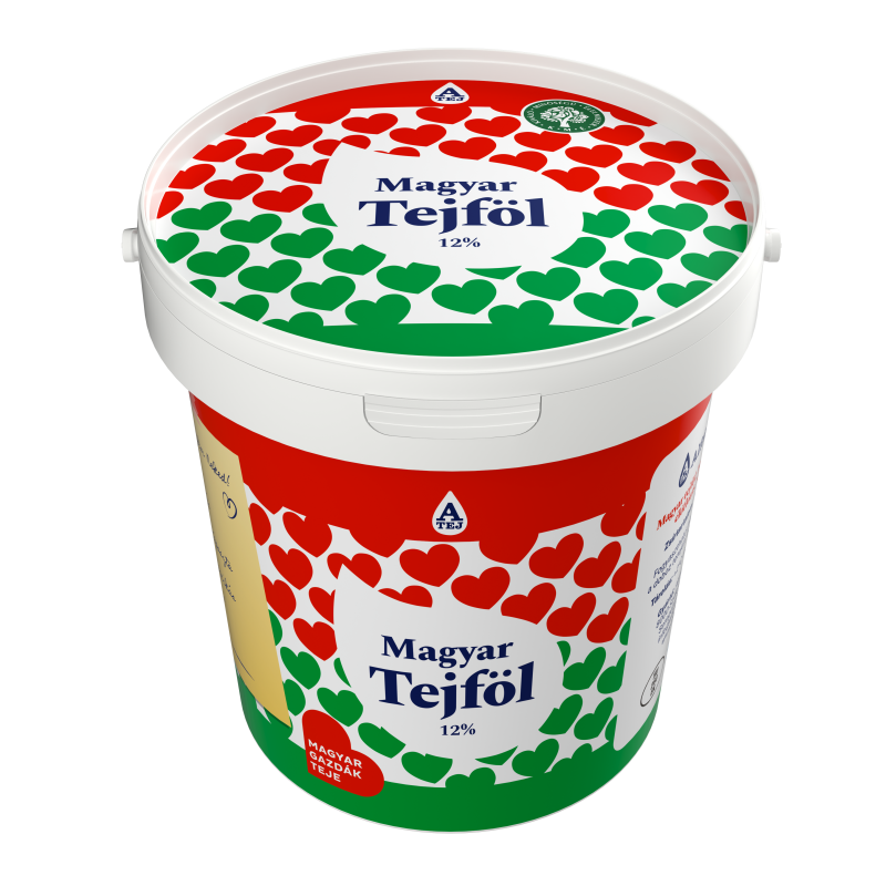 Magyar tejföl 800 g 12% vödrös (Alföldi tej)