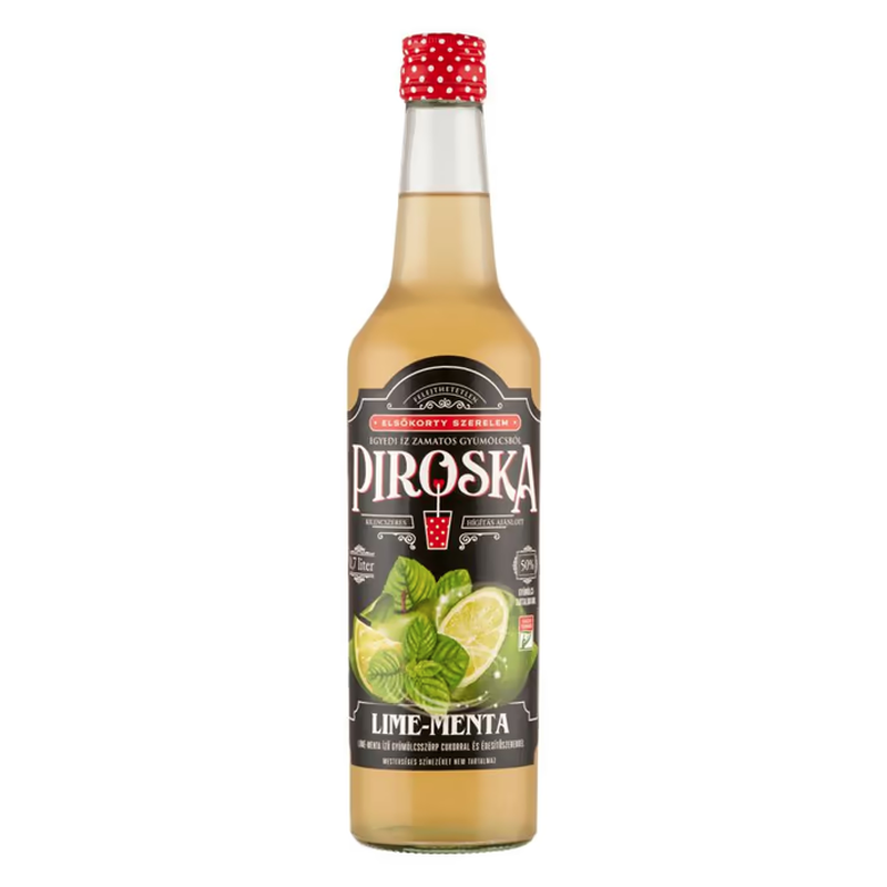 Piroska gyümölcsszörp 0,7 l lime-menta, édesítőszerekkel