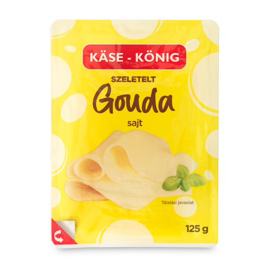 Käse-König Gouda szeletelt sajt 125 g
