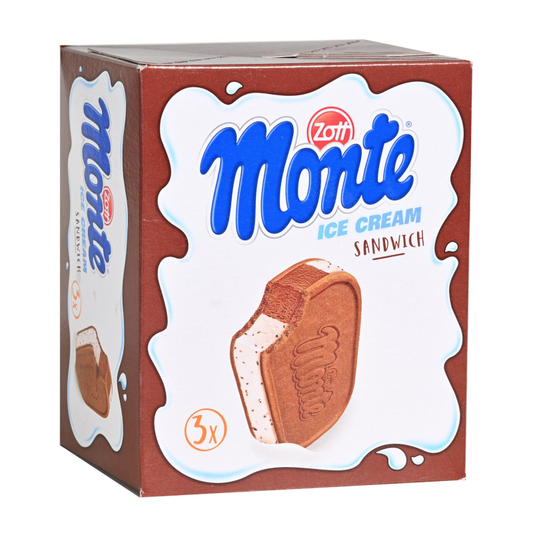 Zott Monte szendvics jégkrém 3x120 ml